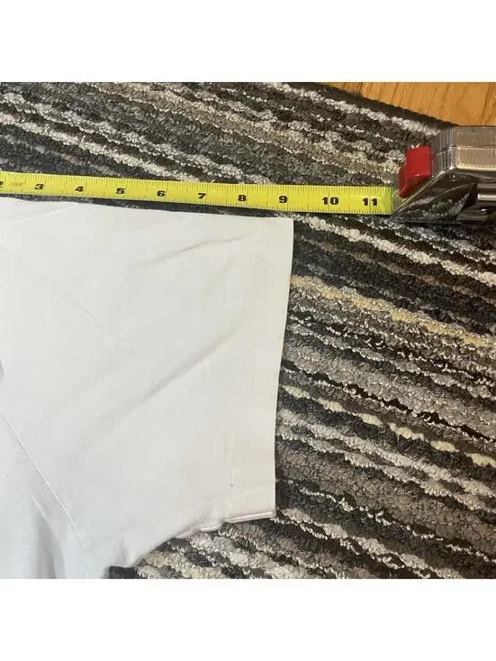 Travis Mathew Logo T Shirt White Short Sleeve Crew Neck Mens Size Large - Picture 4 of 6